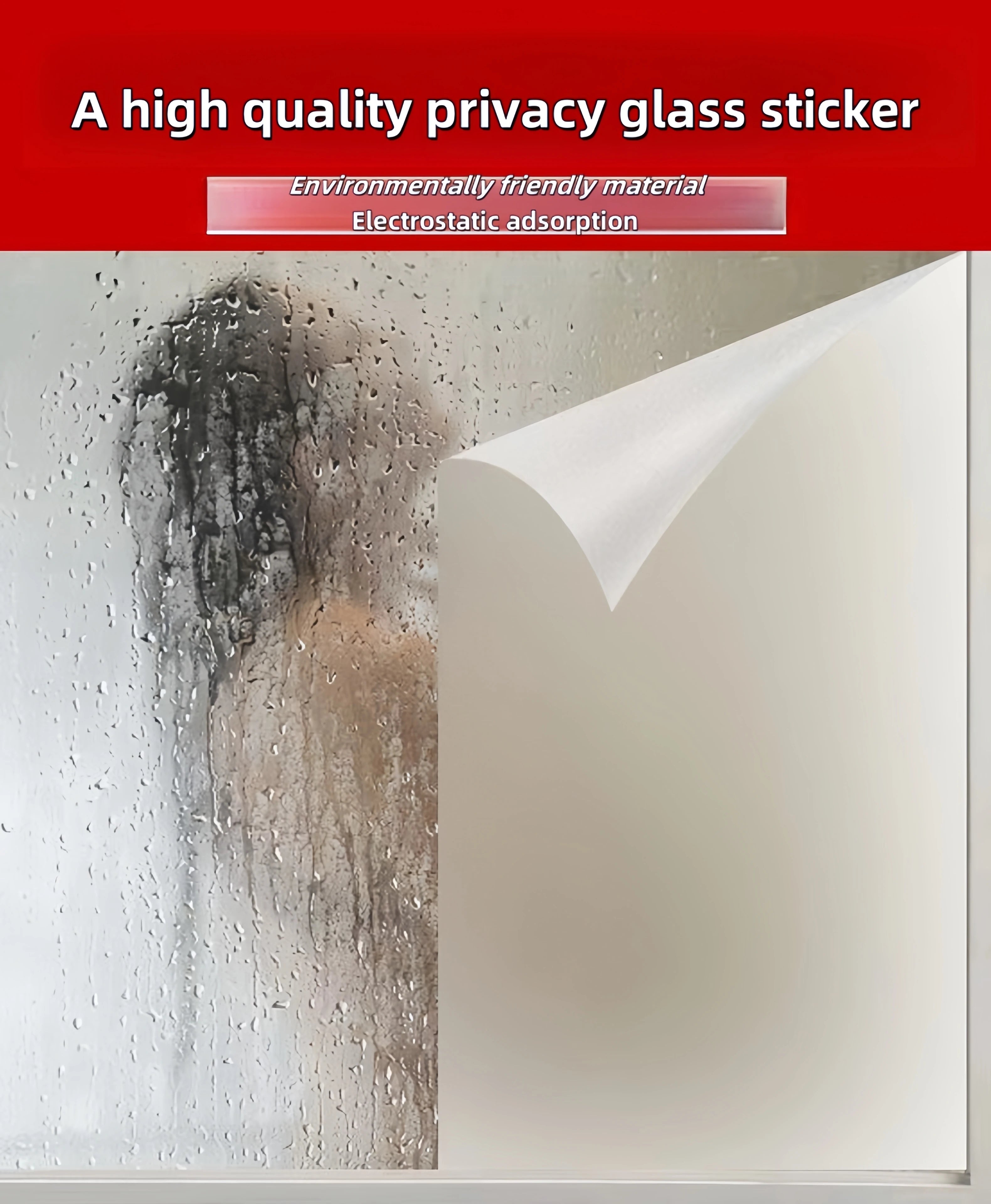 Privacy Frosted Glass Window Film with Electrostatic Adhesion