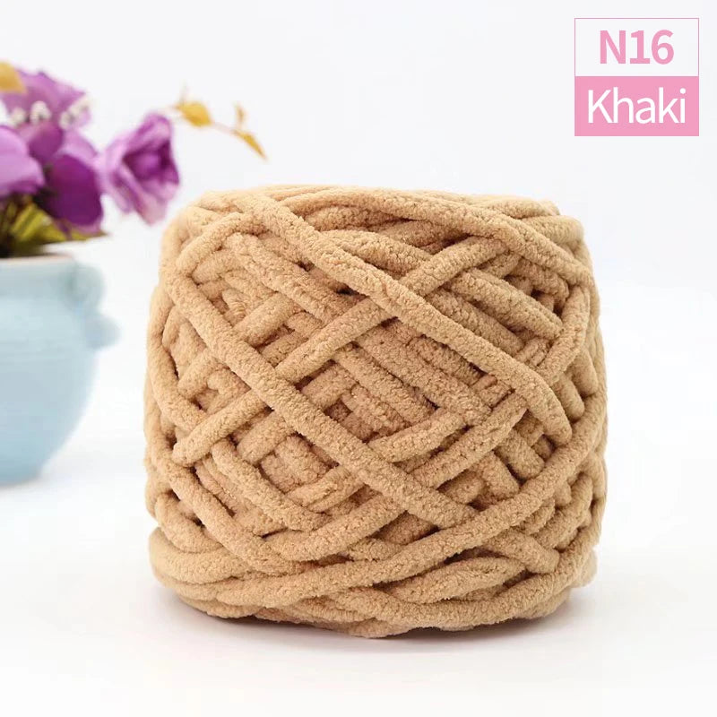 QJH Chunky Knitting Yarn – 100g Jumbo Polyester Craft Ball