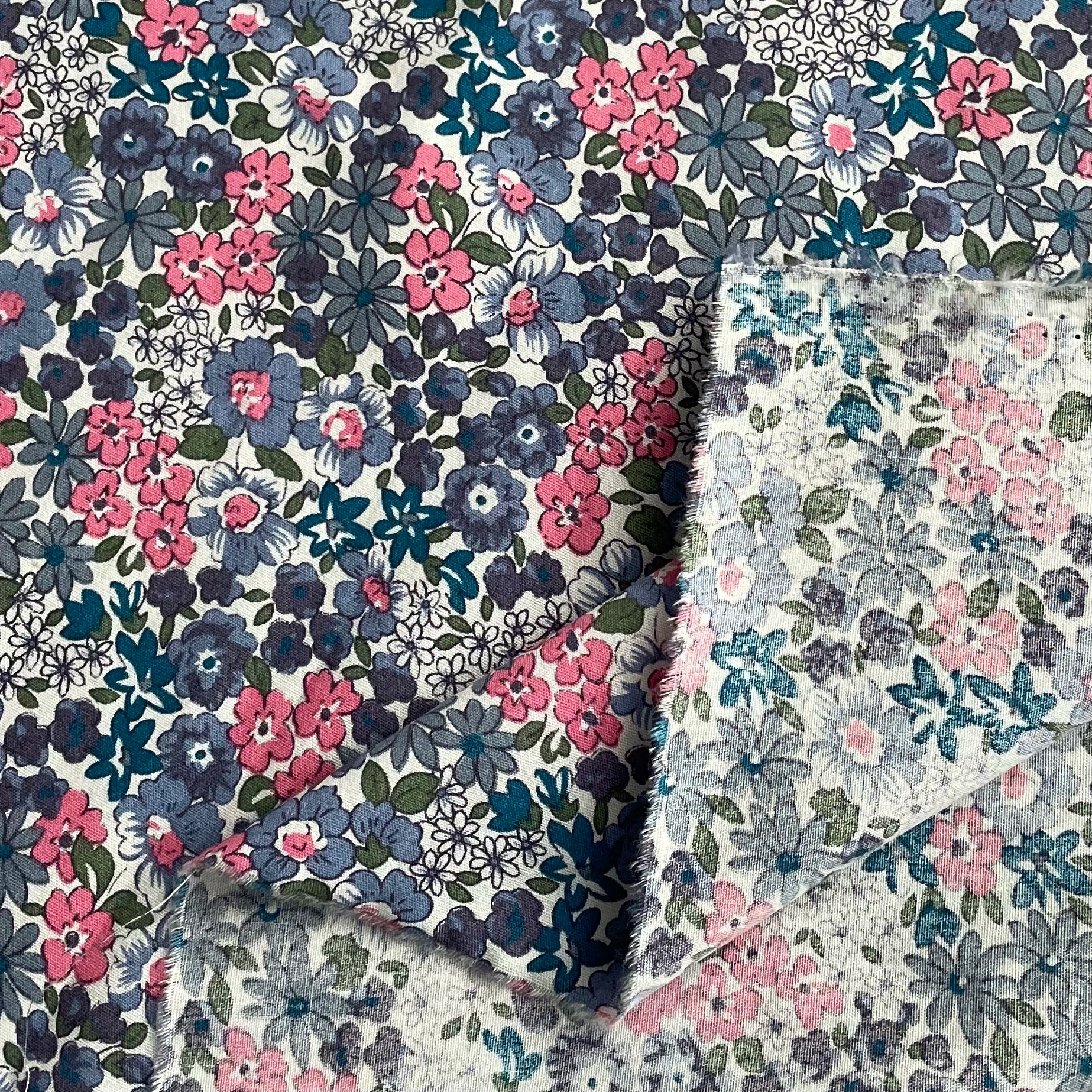 145x50cm Floral 100% Cotton Digital Print Fabric for Sewing