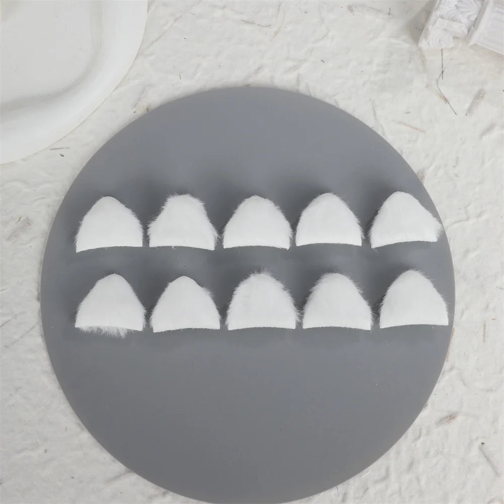 10pcs Plaid Lace Strips for DIY Sewing and Decor