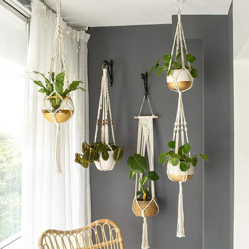 Macrame Plant Hanger Rope Basket Holder