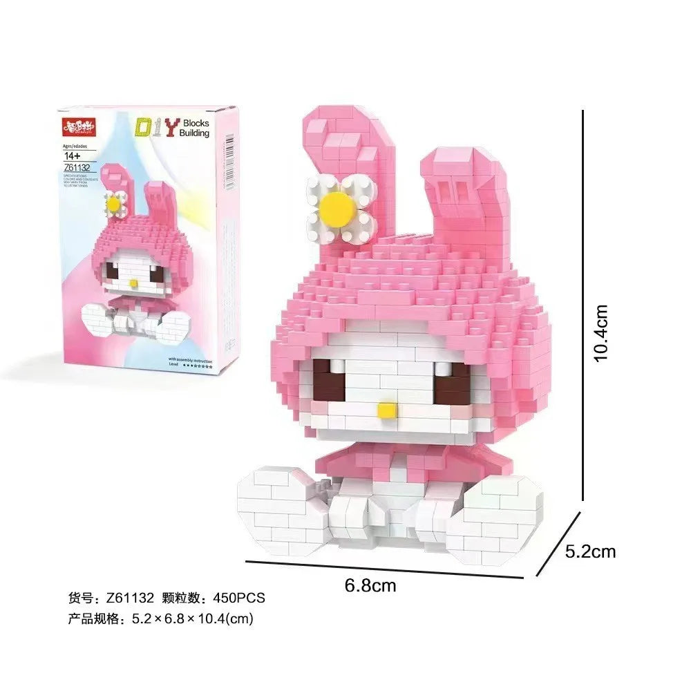 Hello Kitty & Friends Mini Building Blocks – Sanrio Puzzle Toy Gift