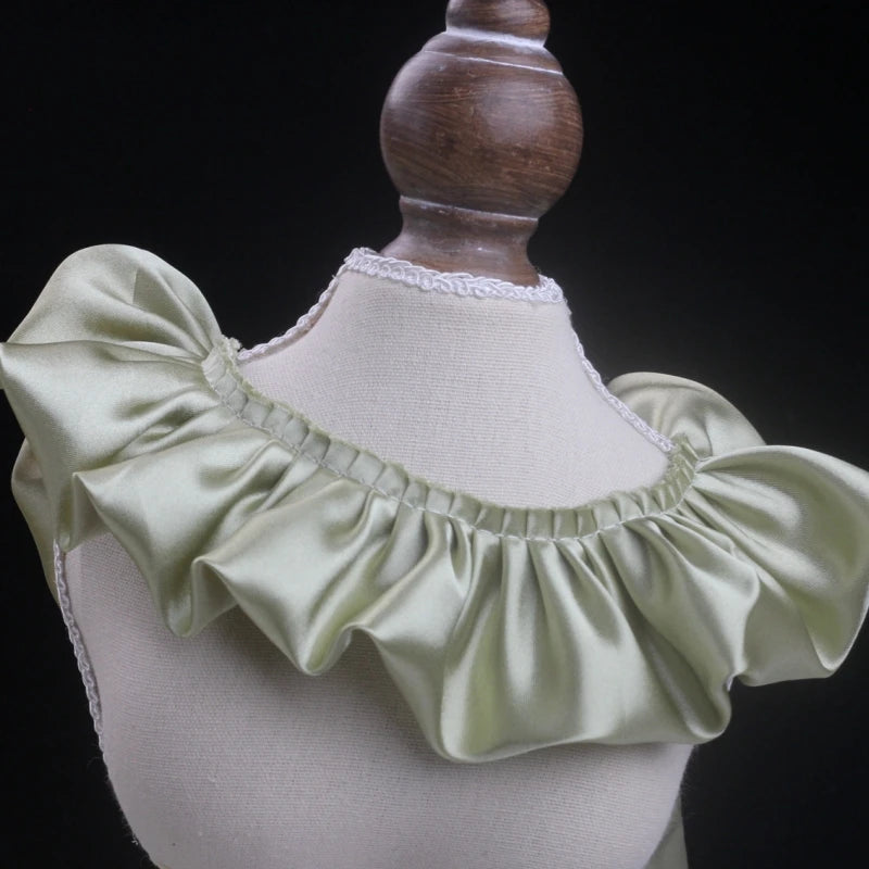 12-Color Reflective Ruffled Lace Fabric for DIY Crafts