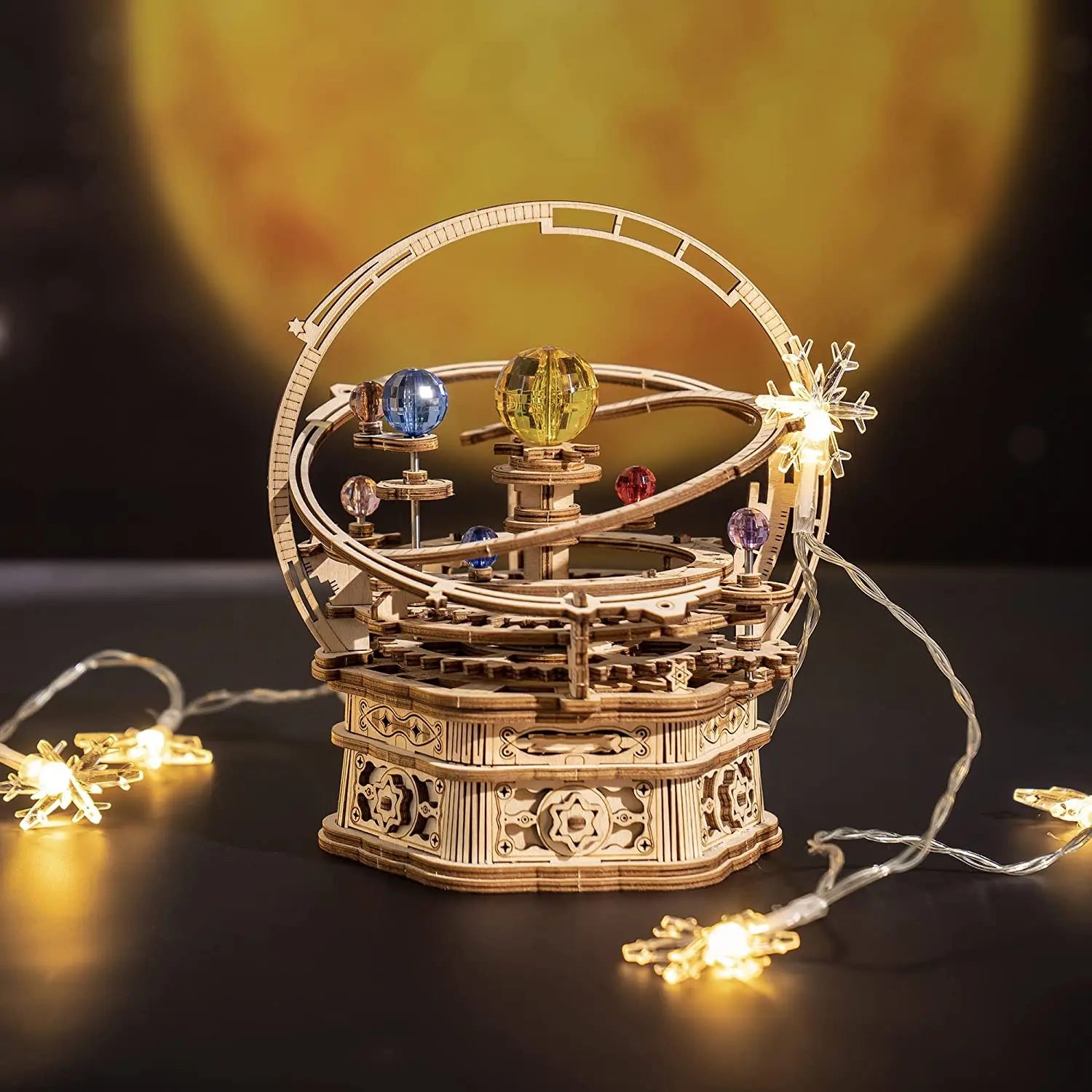 Robotime Rokr Starry Night 3D Wooden Music Box Kit