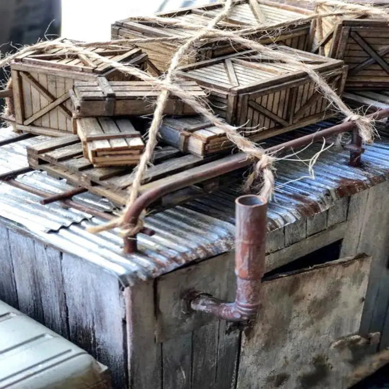 1:35 Corrugated Wall Sheet Diorama Kit (8PCS)