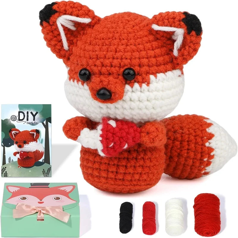 BUDDUR Animal Crochet Kit for Beginners