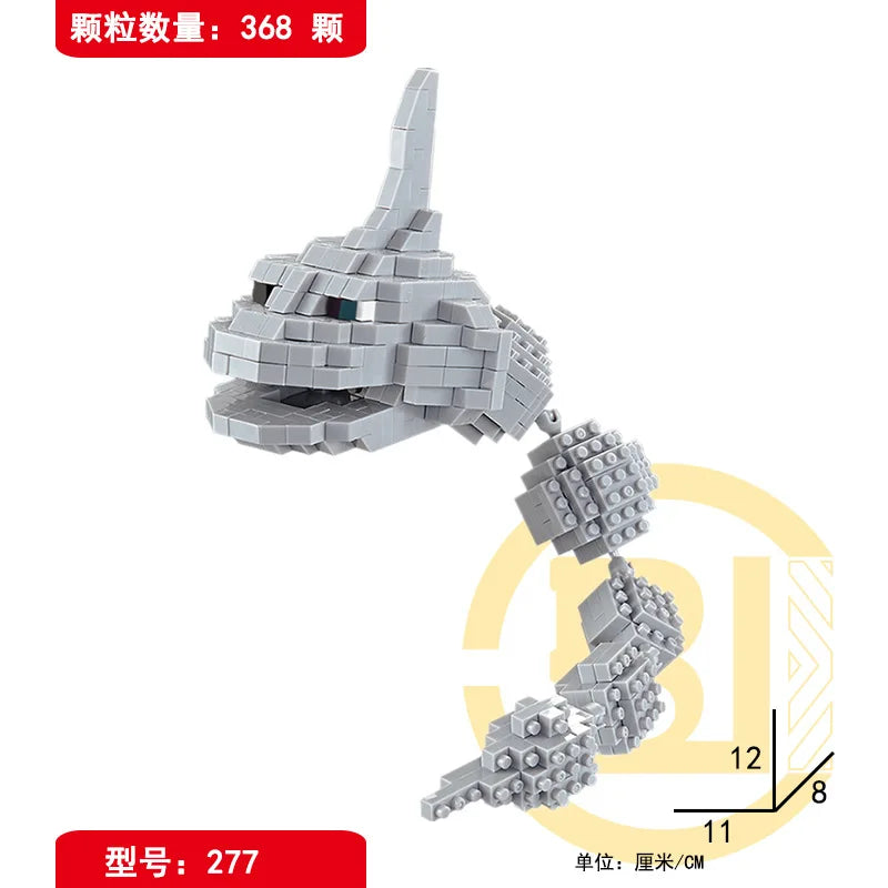 Mini Pokémon Building Blocks – Pikachu, Charizard, Eevee & More