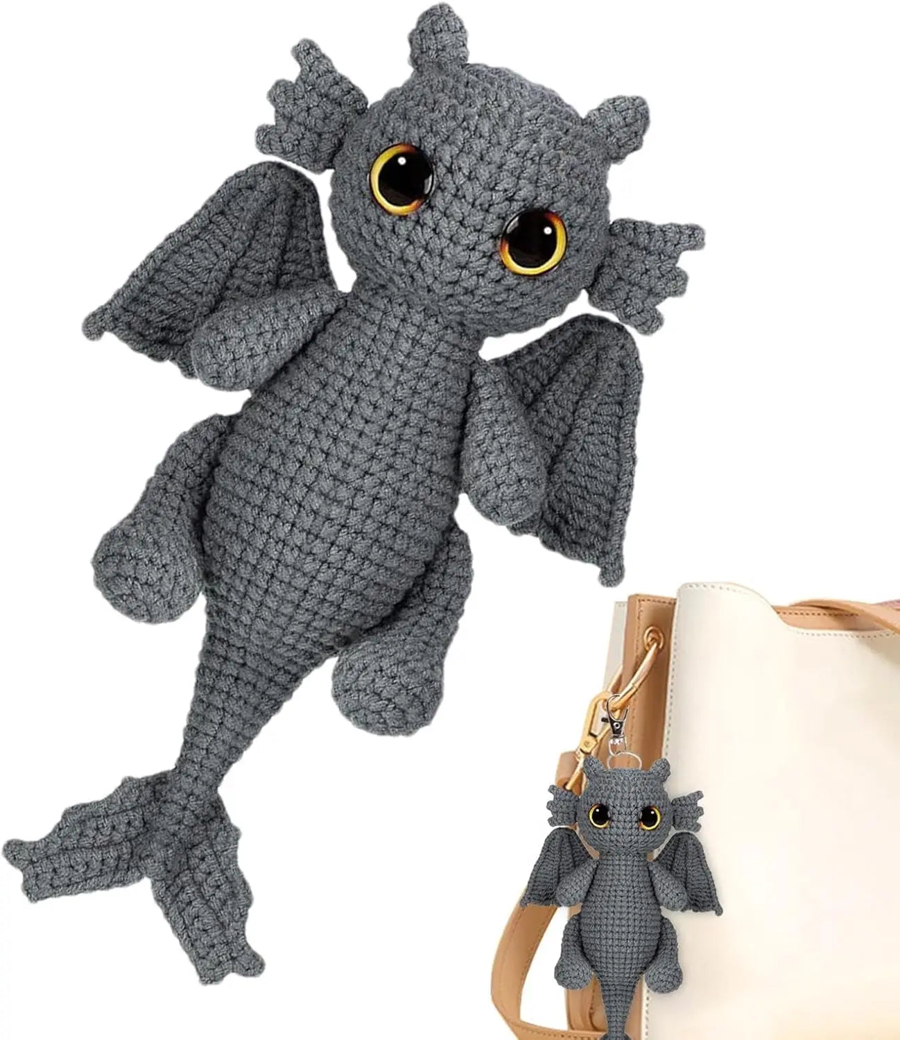 Beginner Crochet Dragon Kit with Video Tutorials