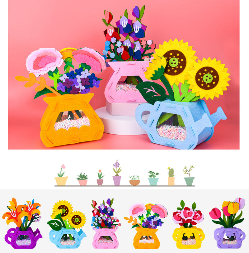 DIY Flower Pot Montessori Craft Kit for Kids of all ages