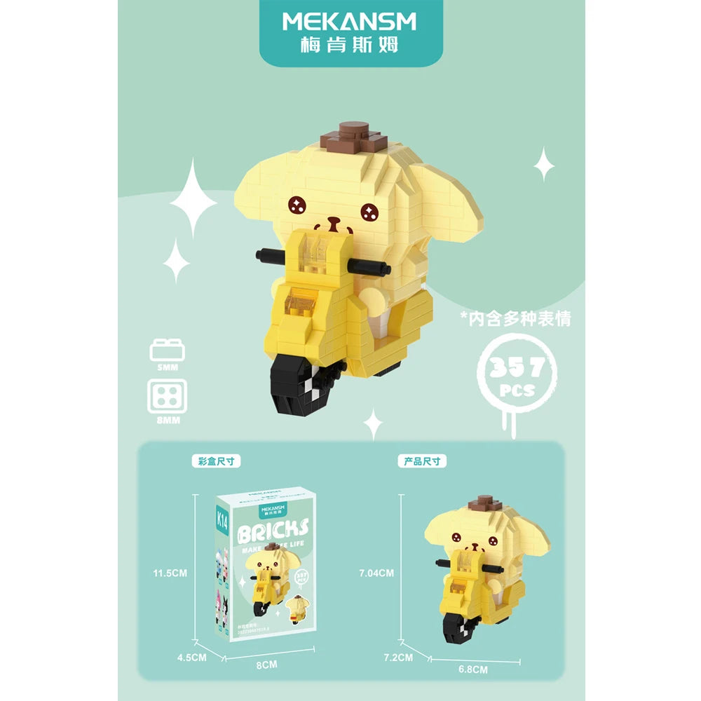 Hello Kitty & Friends Mini Building Blocks – Sanrio Puzzle Toy Gift