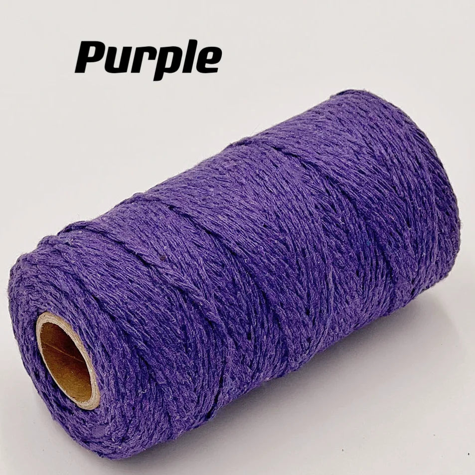 2mm Macrame Cord 100m Natural Twine String