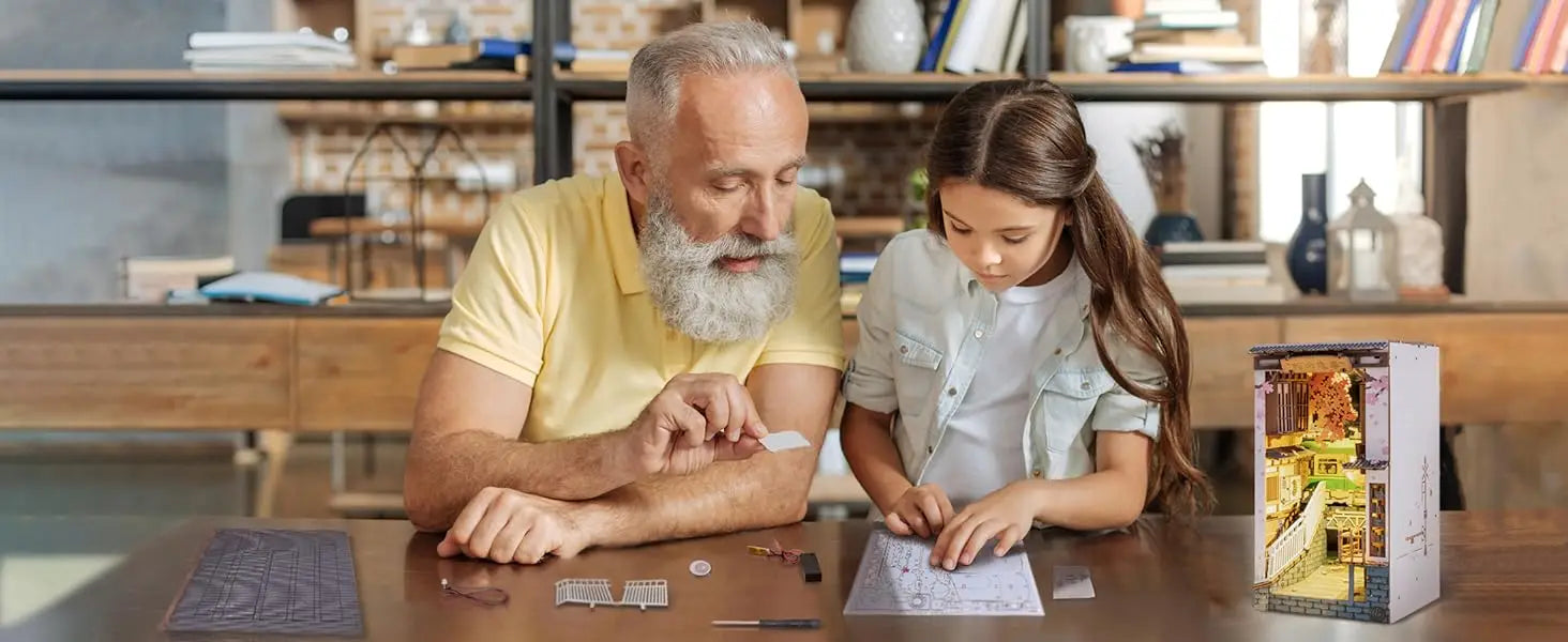 Robotime Rolife DIY Book Nook Miniature Dollhouse