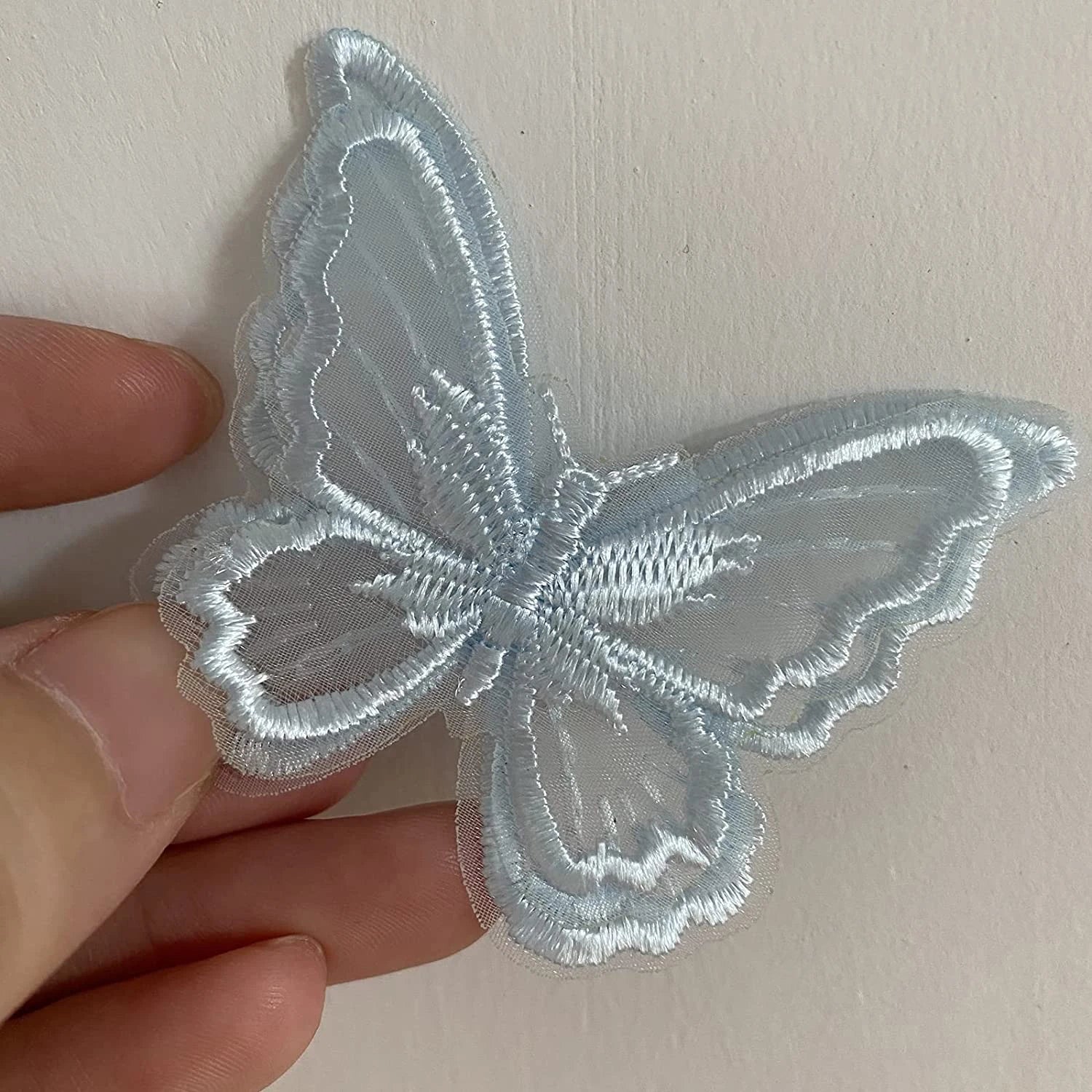 10Pcs Embroidered Butterfly Iron-On Patches