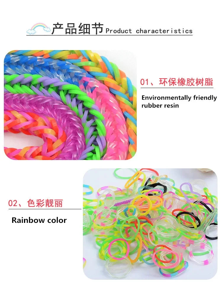 Rainbow Loom Bands DIY Bracelet Kit