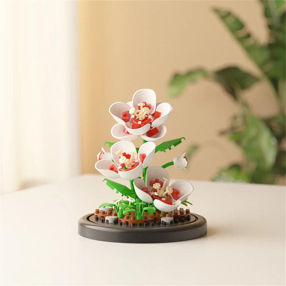 Eternal Flower Bonsai Micro Building Blocks Model