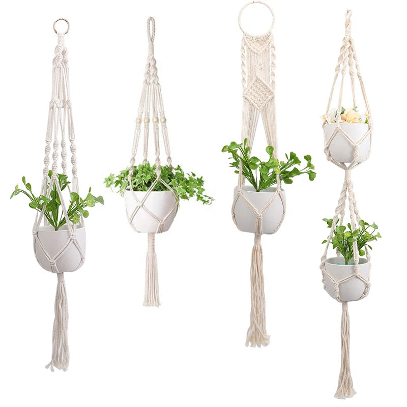 Macrame Plant Hanger Rope Basket Holder