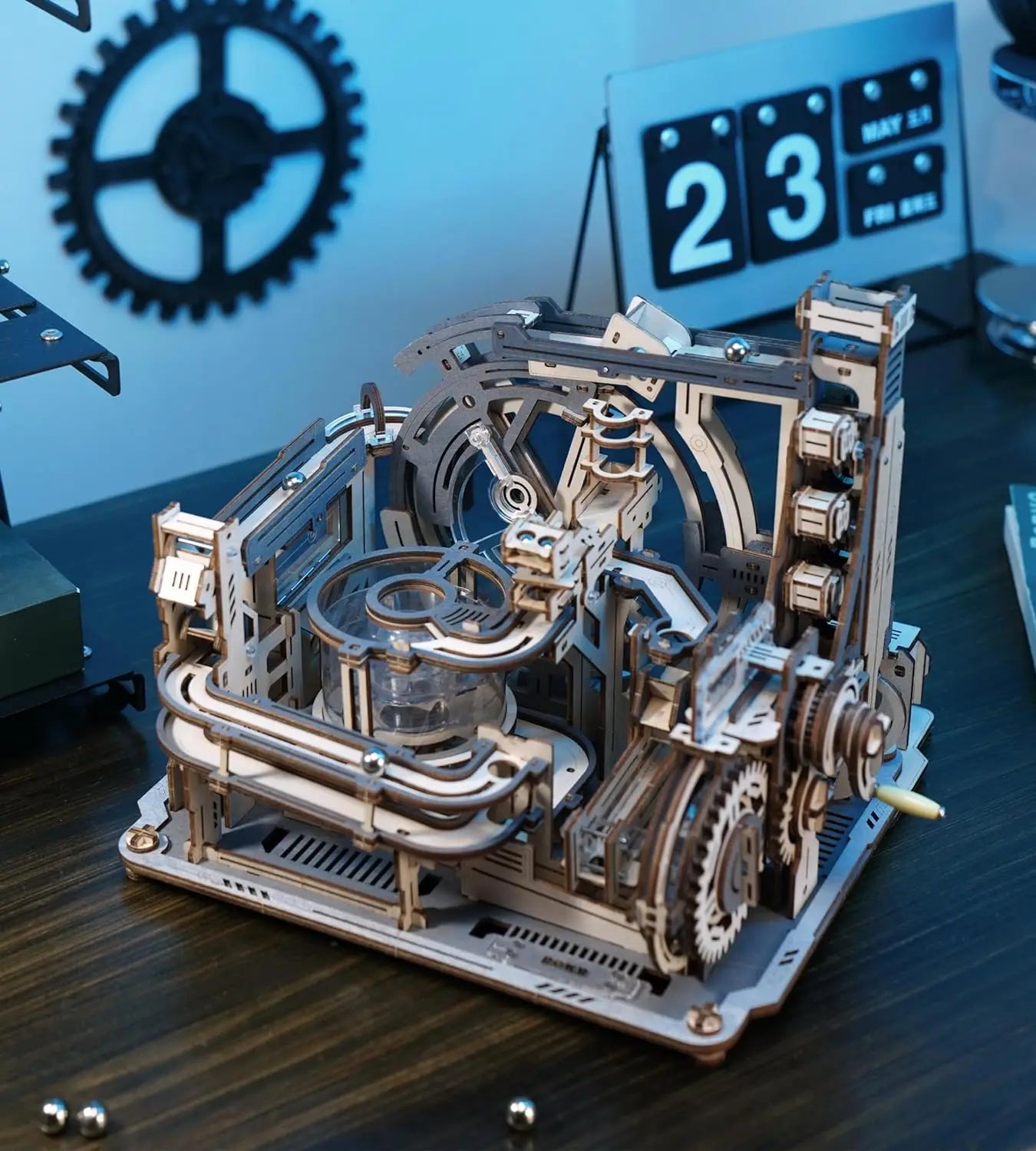 Robotime ROKR Electric Marble Spaceport 3D Puzzle