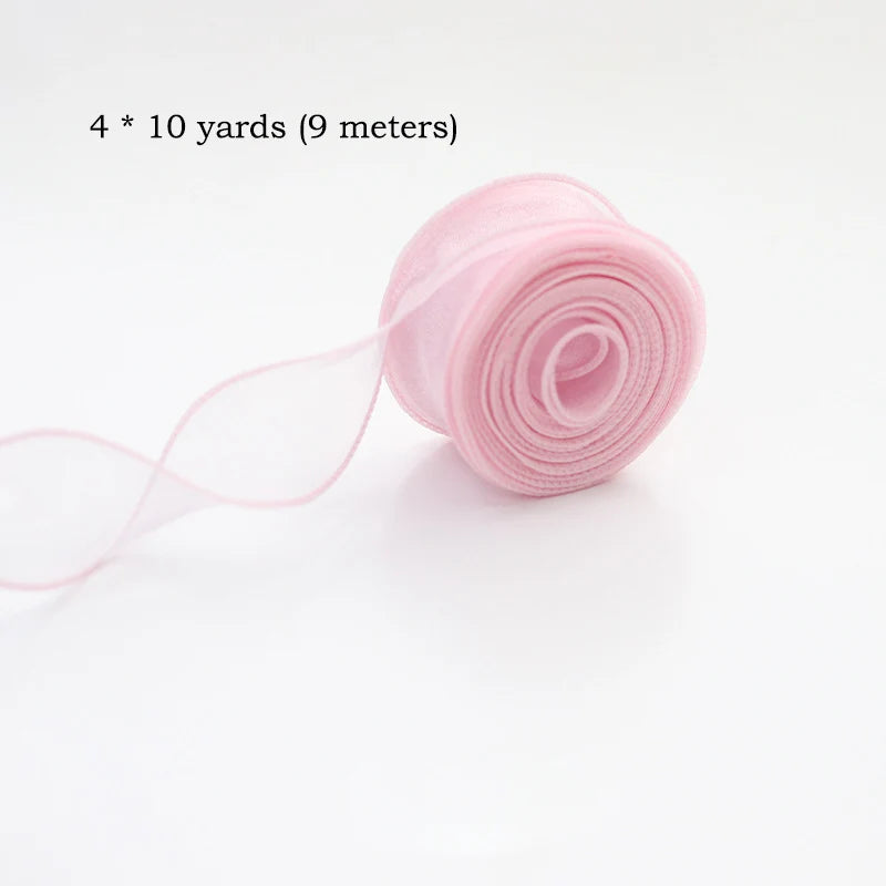 10 Yards Chiffon Silk Ribbon Roll – DIY & Decoration
