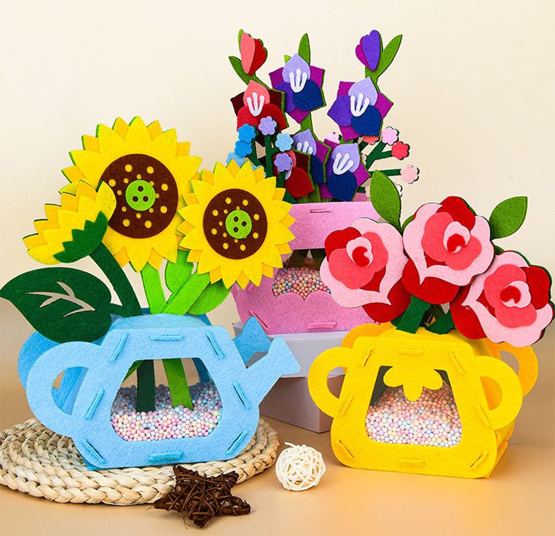 DIY Flower Pot Montessori Craft Kit for Kids of all ages