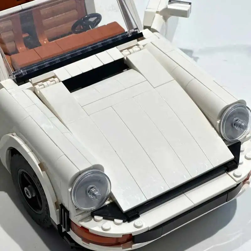 2-in-1 Retro Race Car Building Blocks Set – 1458PCS Classic DIY Kit