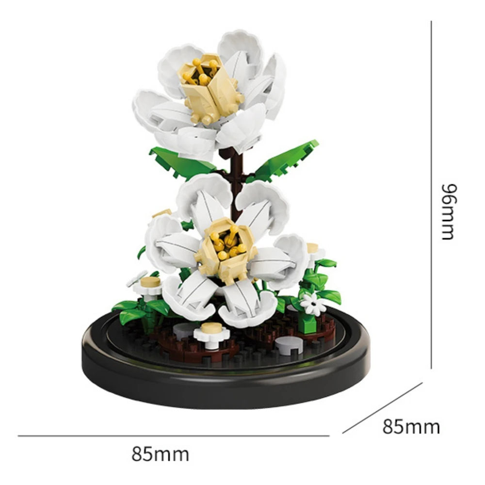 Eternal Flower Bonsai Micro Building Blocks Model