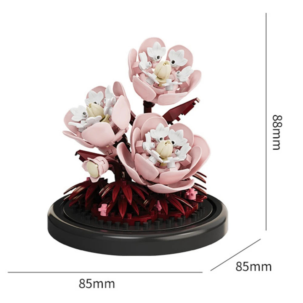 Eternal Flower Bonsai Micro Building Blocks Model