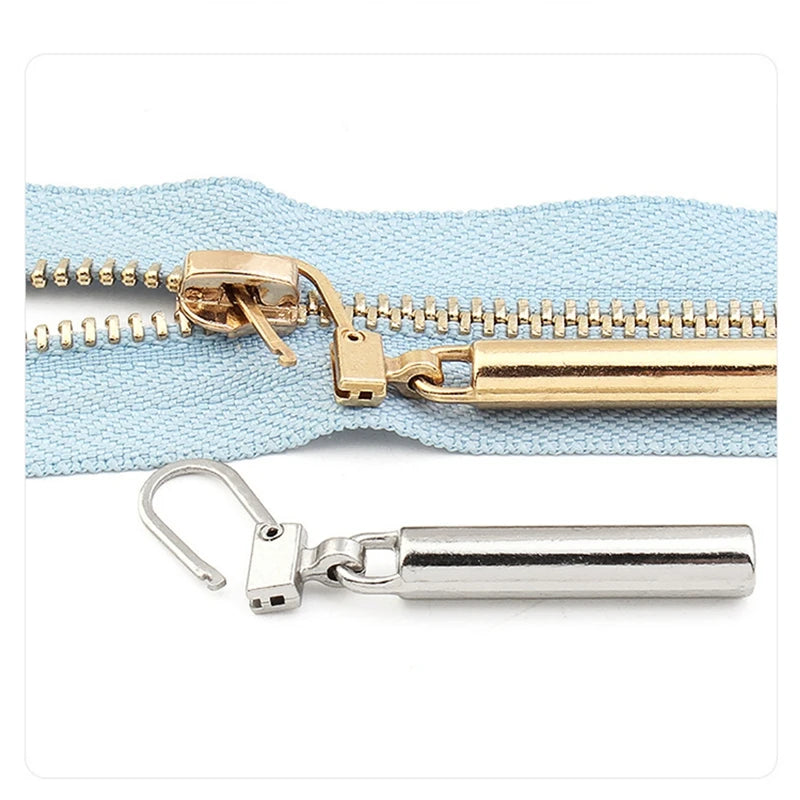 5pcs Detachable Metal Zipper Pull Tabs for Repair