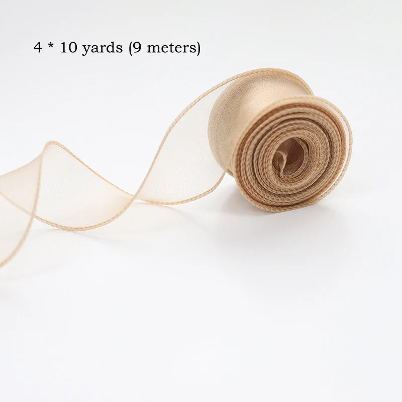 10 Yards Chiffon Silk Ribbon Roll – DIY & Decoration