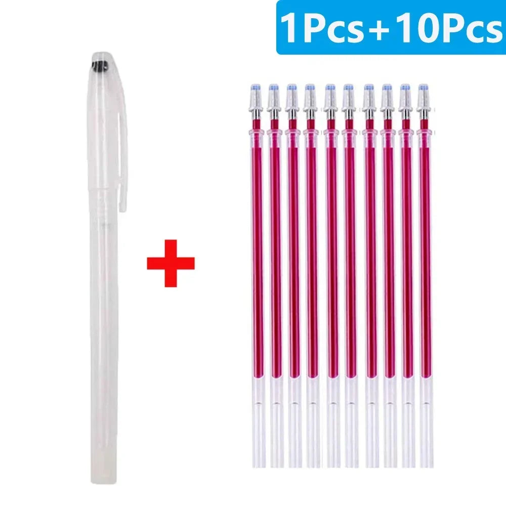 Heat Erasable Magic Marker Pen Set for Fabric Sewing