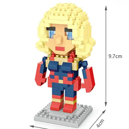 Disney Hero Micro Building Blocks – Cartoon Assembly Toy Gift for Kids