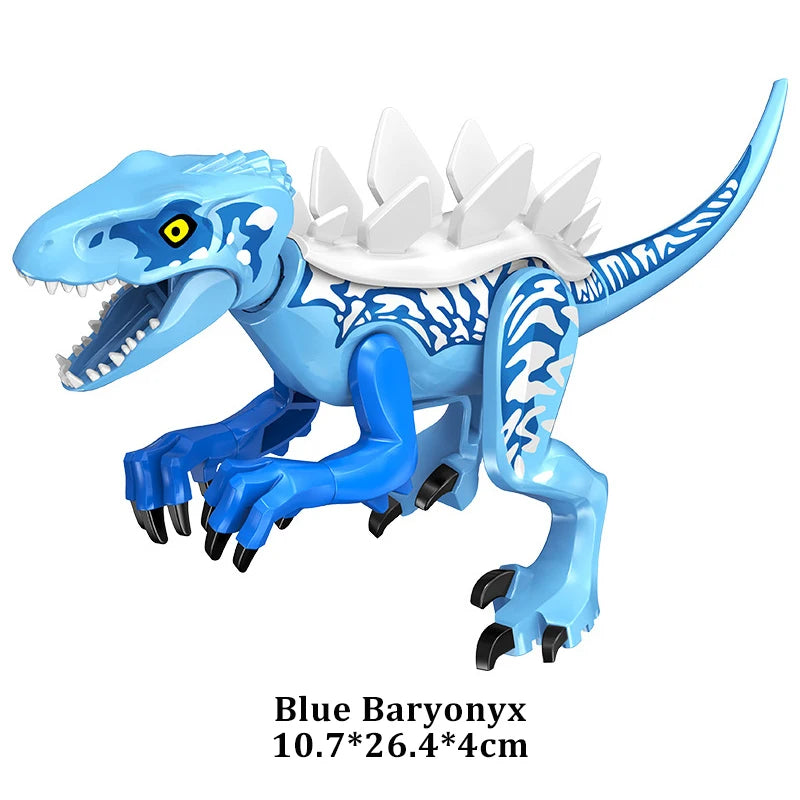 Jurassic Dinosaur Building Blocks – T-Rex, Raptor, Triceratops Models