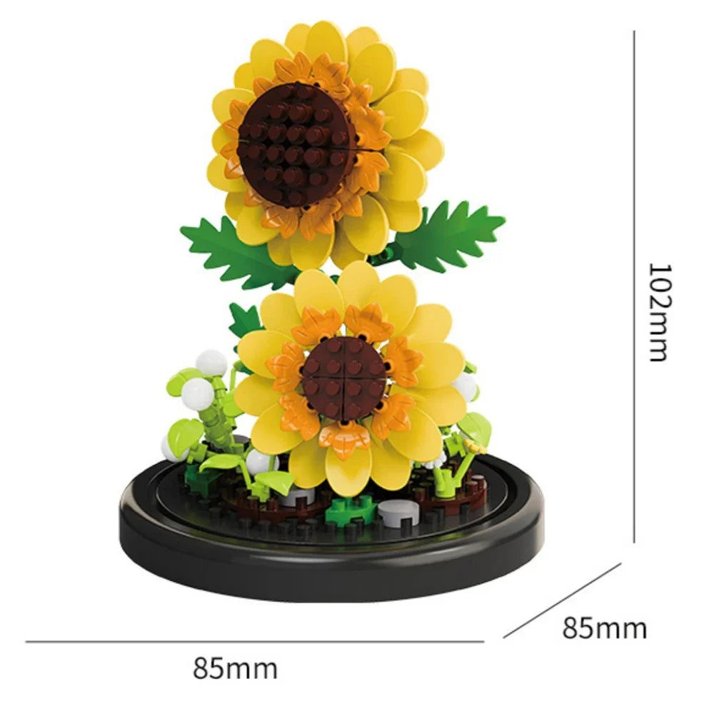Eternal Flower Bonsai Micro Building Blocks Model