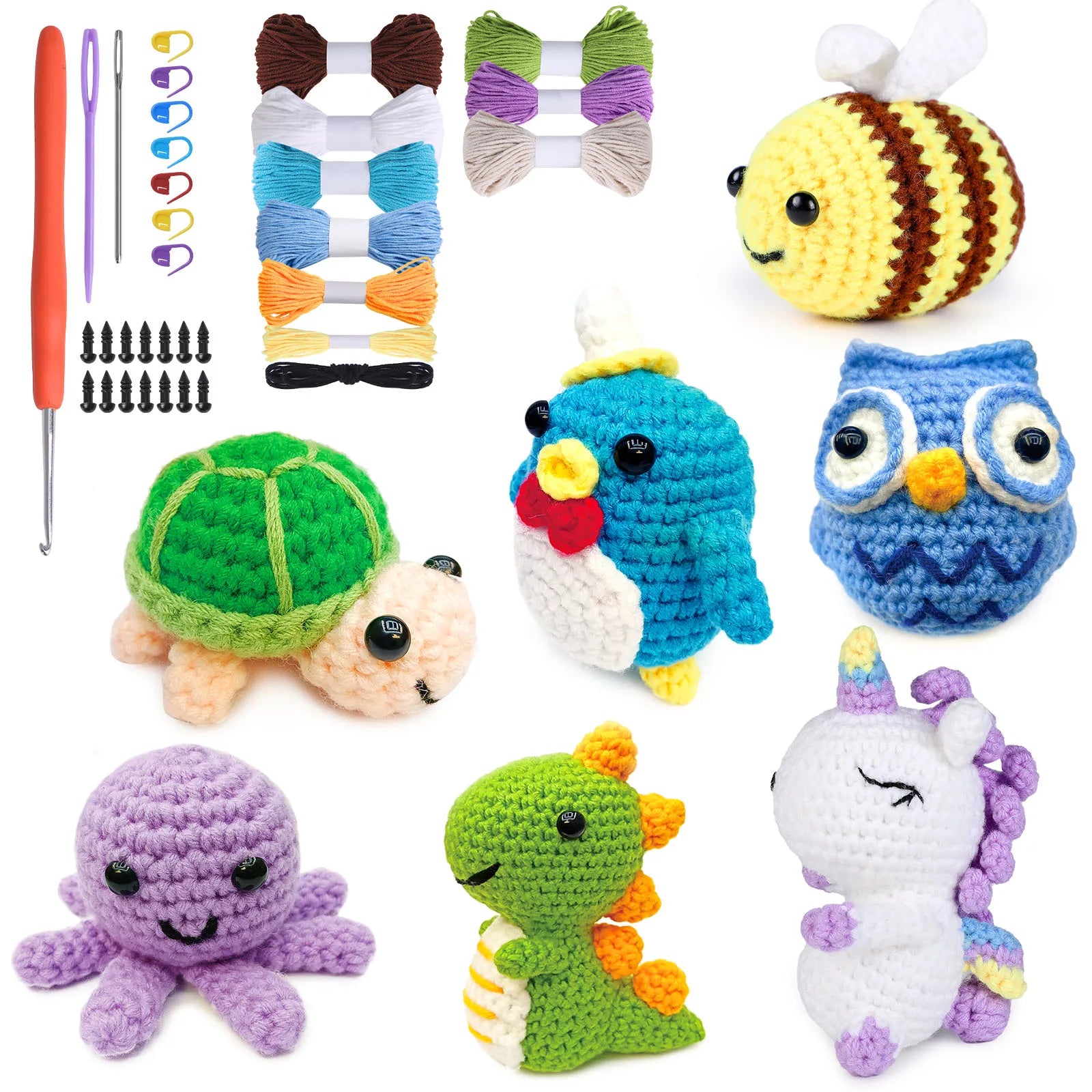 Crochet Starter Kit DIY Critter Making for Beginners