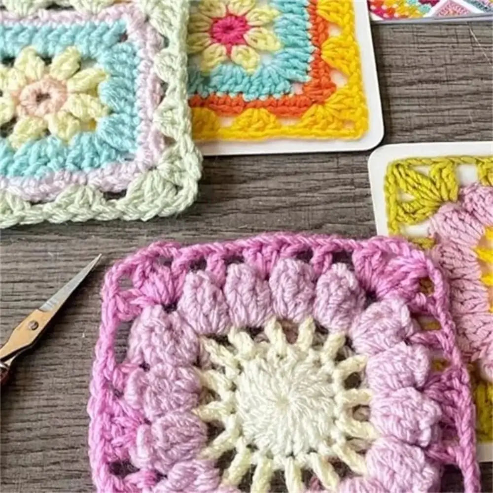 Granny Square Pattern Card Deck – DIY Knitting Kit for Adults