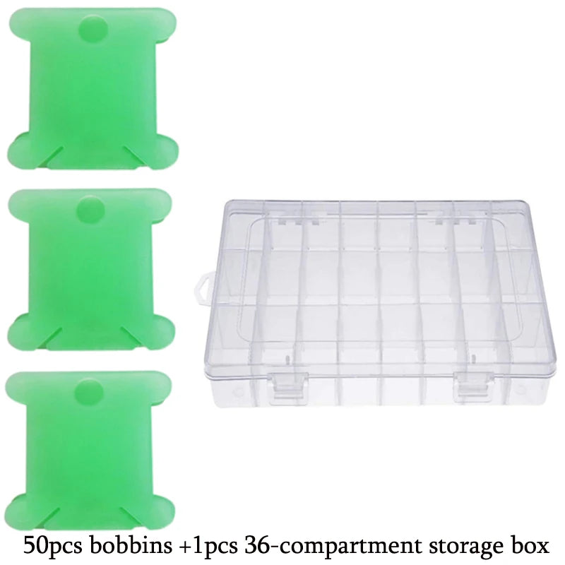 36-Grid Embroidery Floss Organizer Box Set