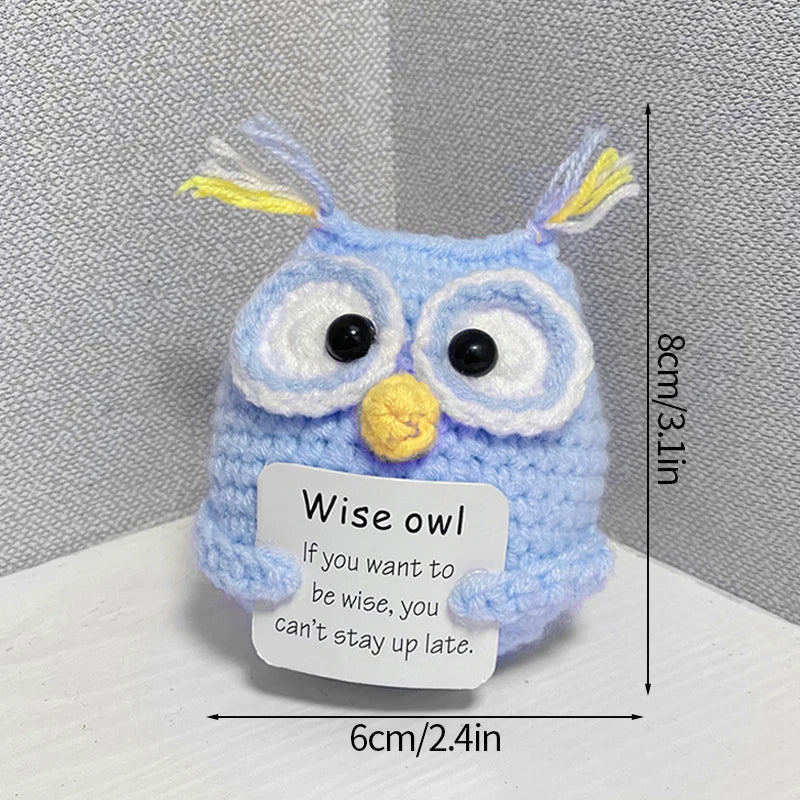 Positive Crochet Doll Kit – Handmade Gift with Affirmation Card