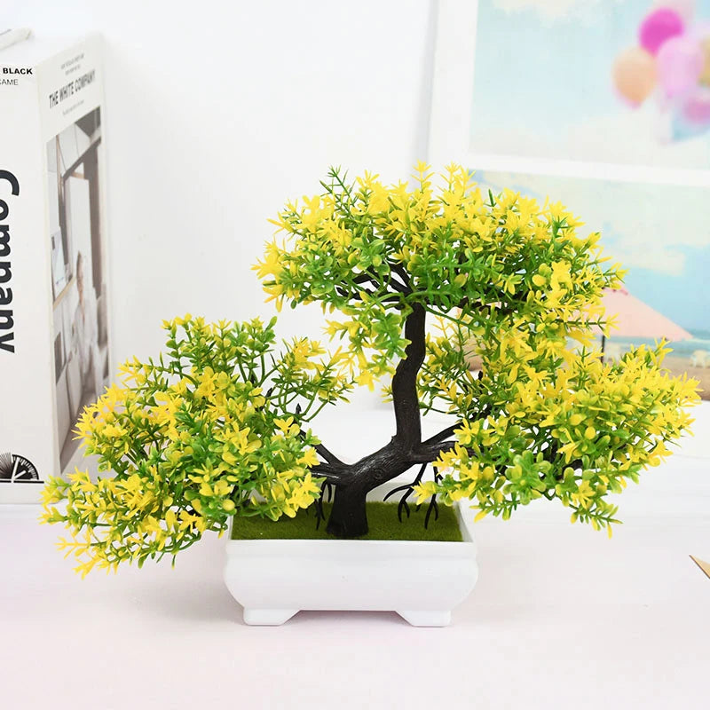Artificial Bonsai Tree in Pot for Home Decor