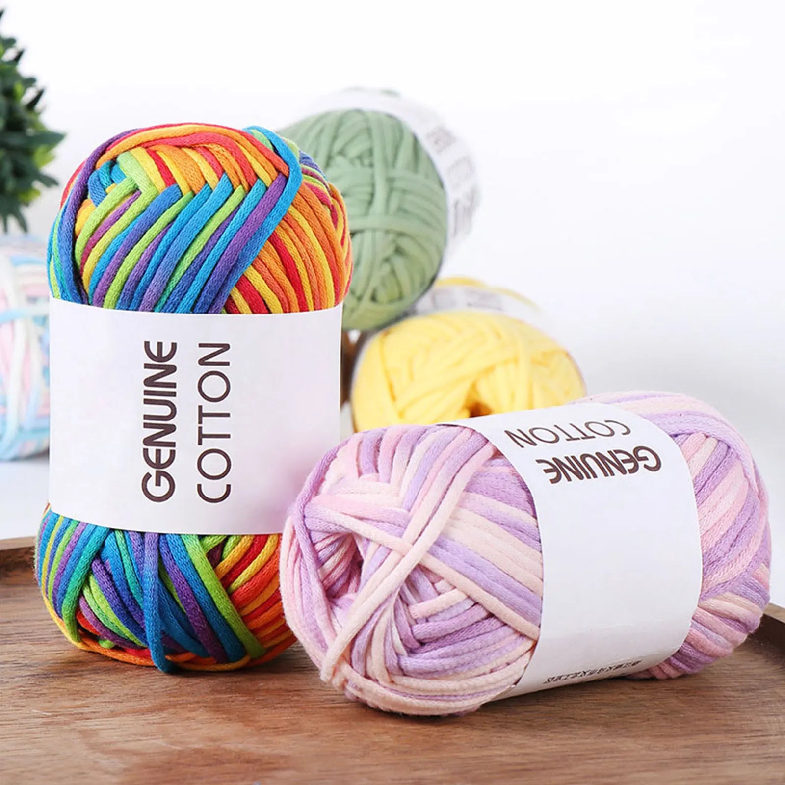 50g Cotton Blend Crochet Yarn – Beginner-Friendly Handcraft Thread