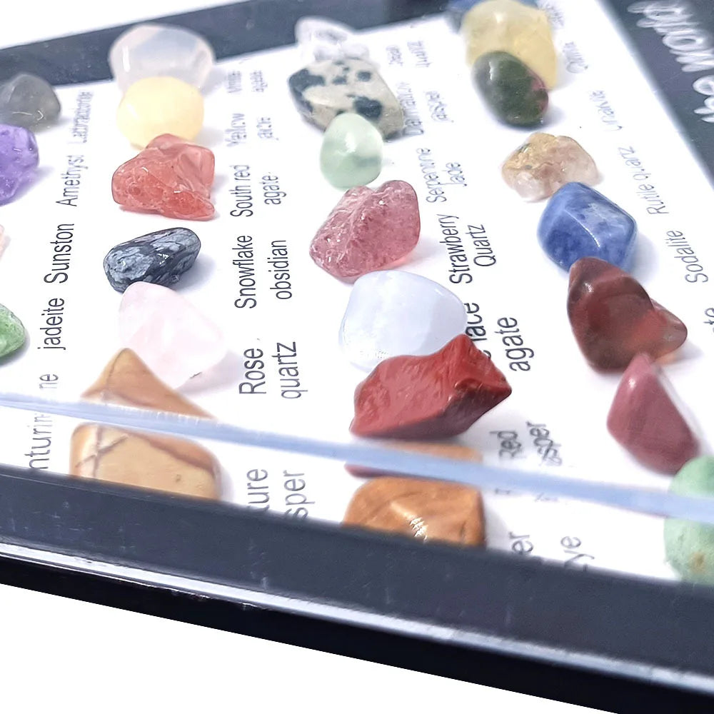 36pcs Chakra Gemstone Crystal Healing Set