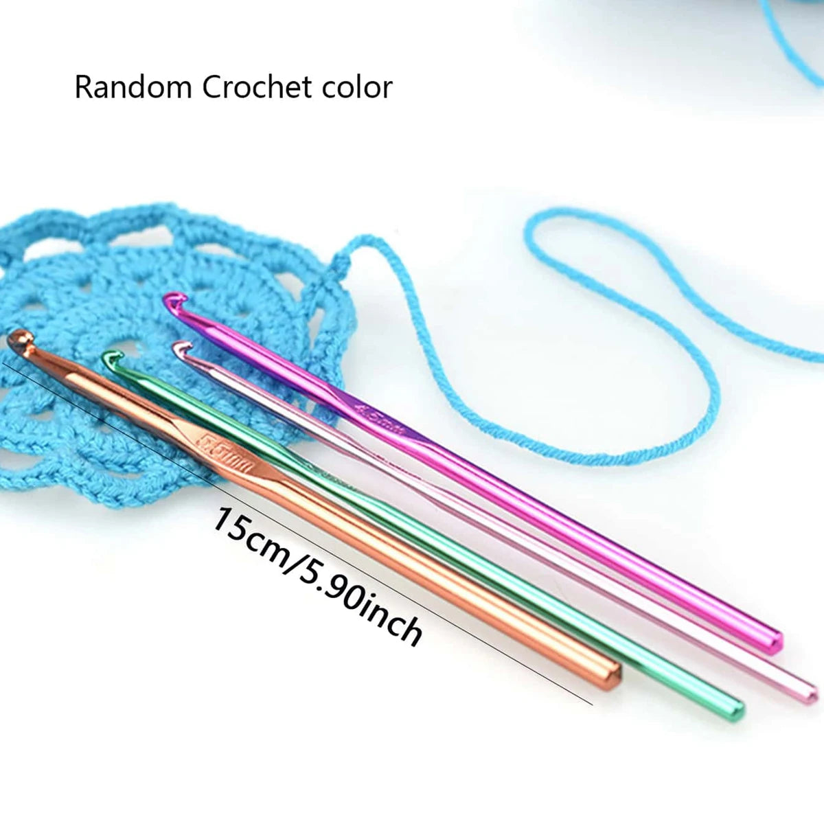 12pcs Crochet Hook Set – Multiple Sizes with Storage Case