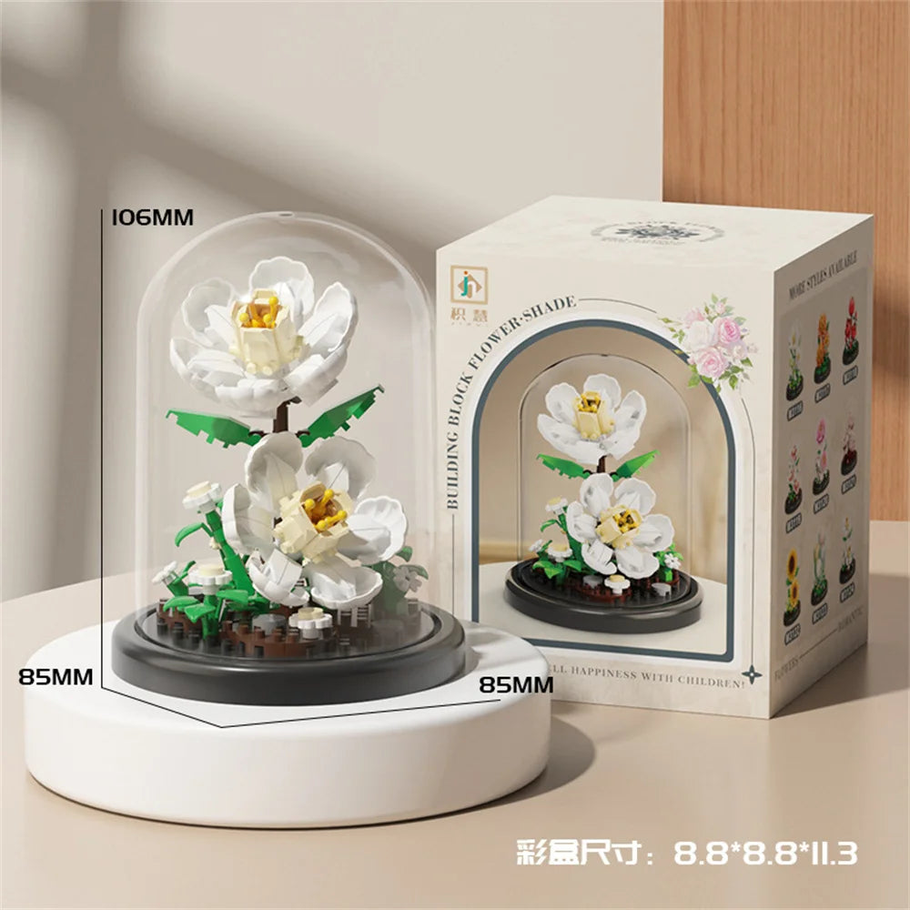 Eternal Flower Bonsai Micro Building Blocks Model