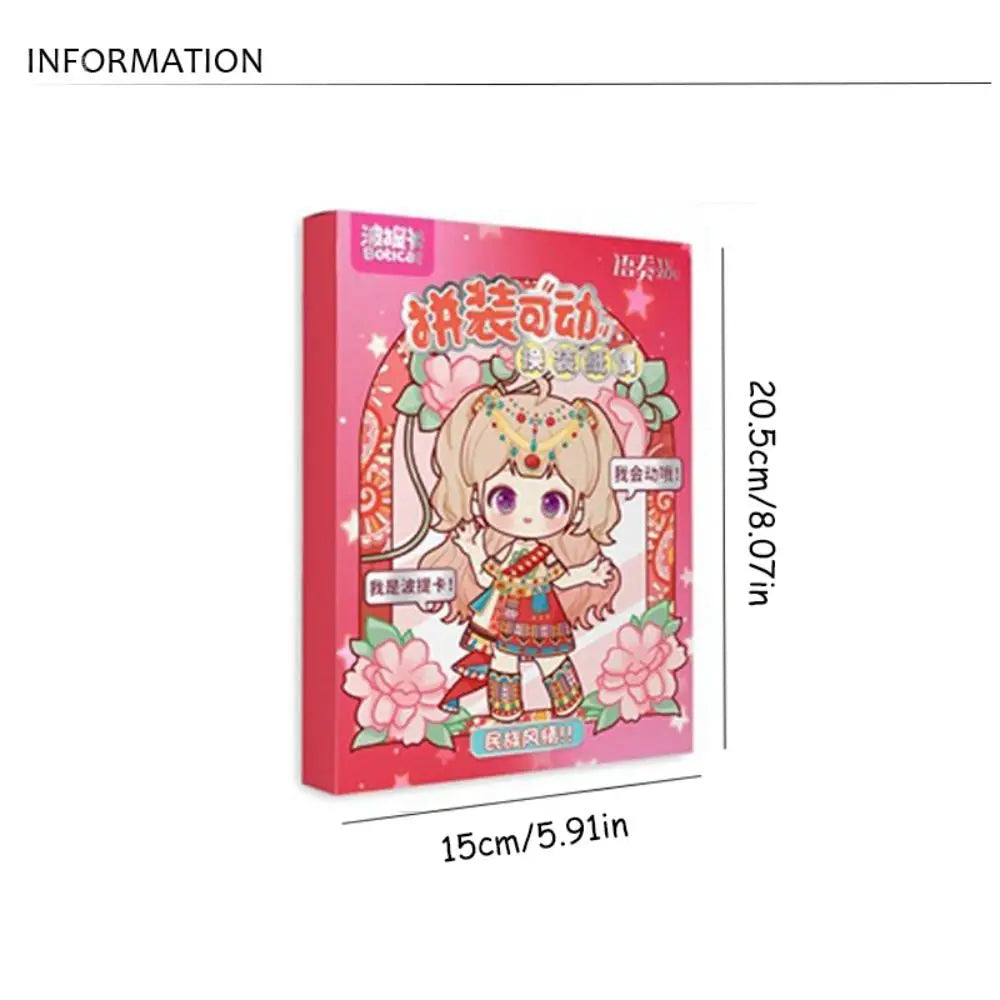 DIY 3D Paper Doll Puppet Montessori Toy