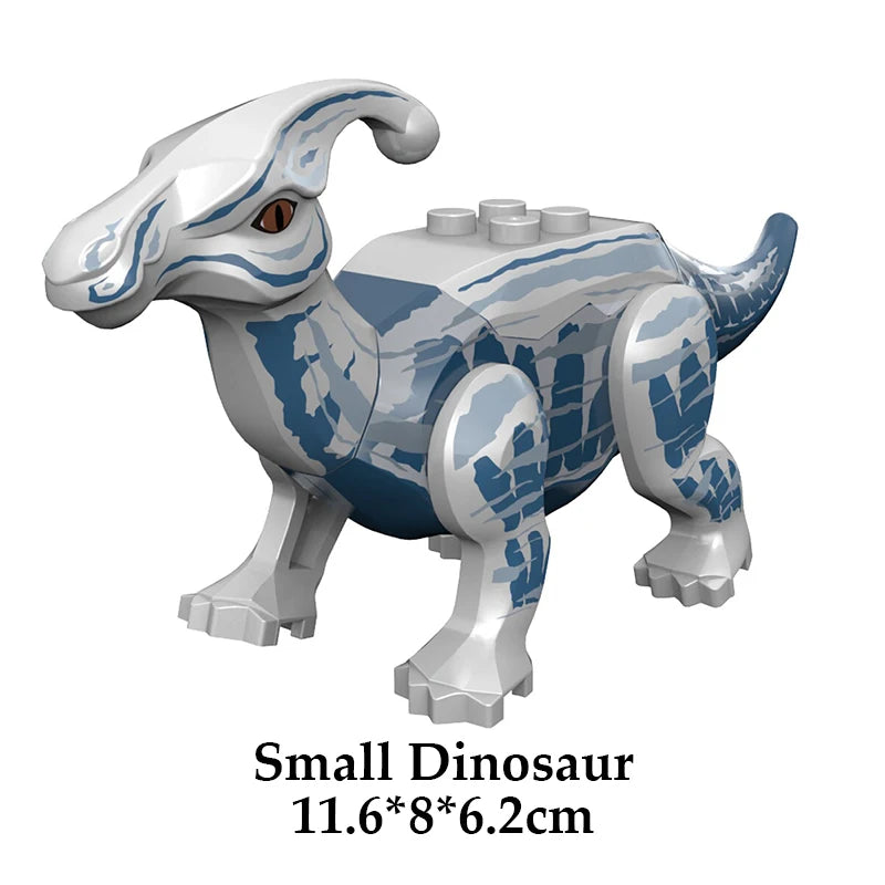 Jurassic Dinosaur Building Blocks – T-Rex, Raptor, Triceratops Models