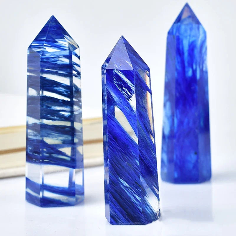 Crystal Stone Point Wands for Decor and Witchcraft
