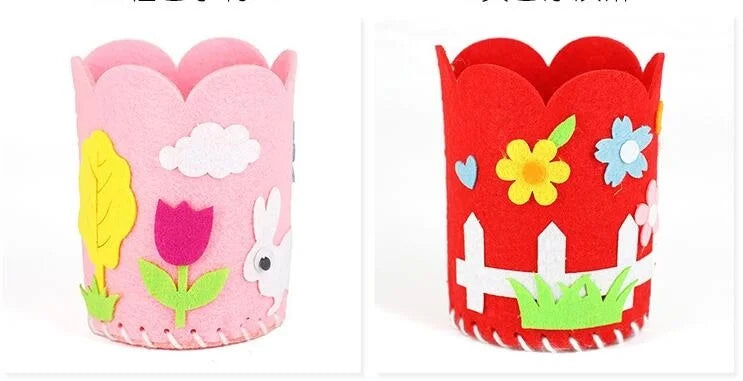 4PCS DIY Pencil Holder Craft Kit for Kids
