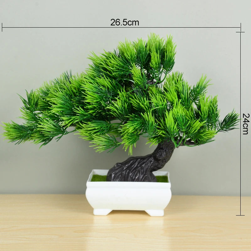 Artificial Bonsai Tree in Pot for Home Decor