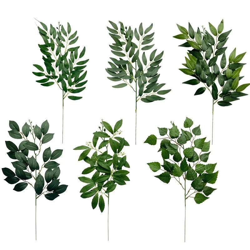 Artificial Eucalyptus Leaves for Floral Arrangements and Decor