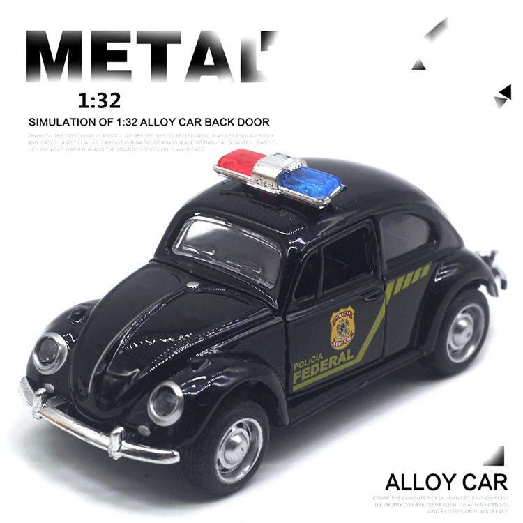 1:32 Beetle Alloy Car Diecasts Metal Classic Toy Model with Pull Back Function Vehicles for Child Gifts A931