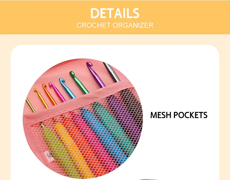 Gradient Cotton Yarn & 59pcs Crochet Hook Kit – DIY Beginner Knitting Set