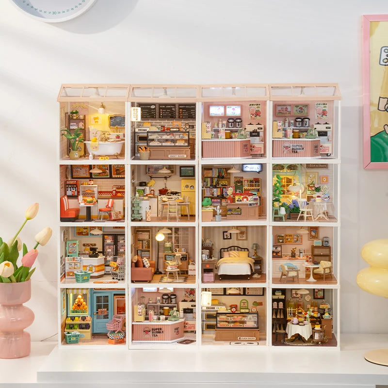 Robotime DIY Miniature Dollhouse – Supply Store Kit